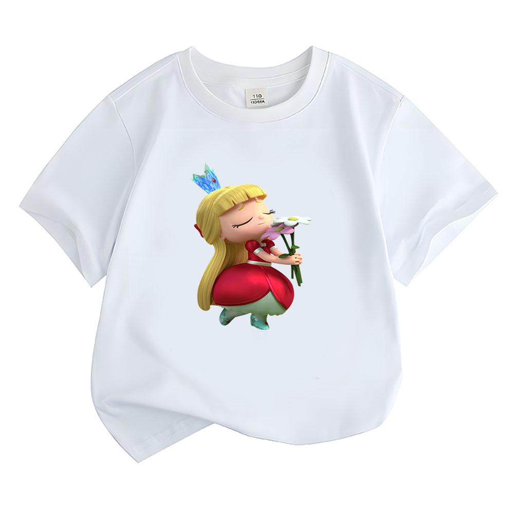 100% Cotton True and The Rainbow Kingdom Cartoon Children's T-shirt High Quality Cute Anime Print Kids Tops Toddler Summer