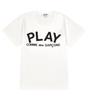 Comme des Garcons Play Футболка з перевернутим текстом CDG Біла Нова з бірками 100% ОРИГІНАЛ БЕЗКОШТОВНА ДОСТАВКА Унісекс Футболка
