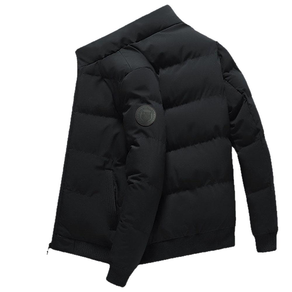 Men's Stand-up Collar Cotton Clothes, Thickened Warm Cotton Clothes, Jacket, Feather Army Clothes, Cotton Clothes.