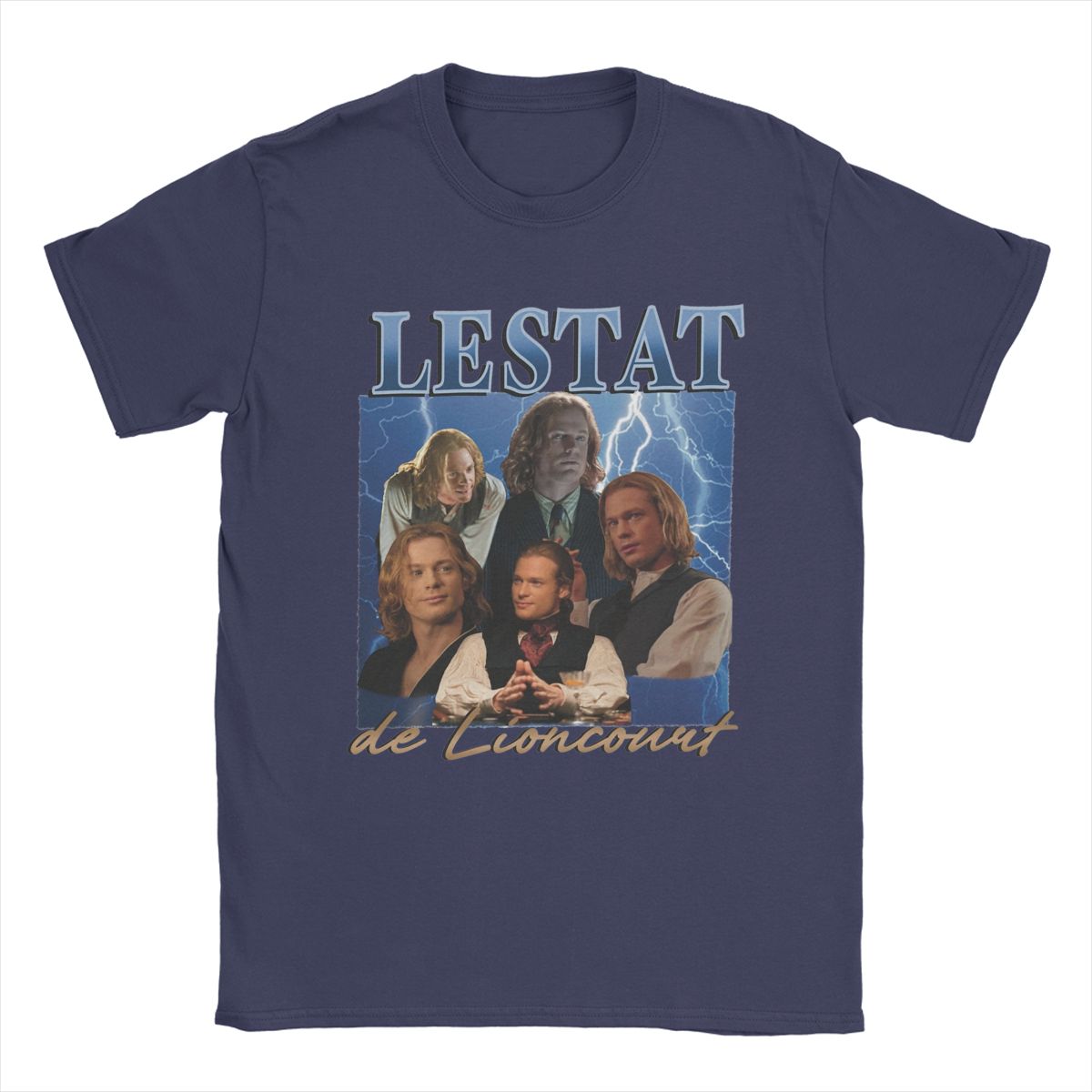 

Men Women Lestat De Lioncourt Interview With The Vampire Graphic Shirts Outfit Funny Pure Cotton T Shirts Top Tee Clothes 4XL