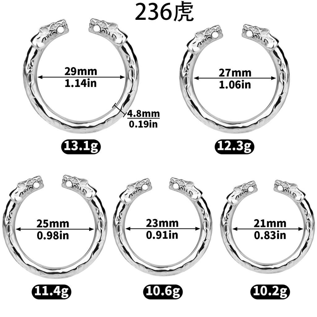 Anneau pénien pour homme, poids scrotal, anneau de résistance du prépuce, verrouillage du sperme en acier inoxydable, jouets sexuels pour homosexuels