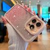 Double-sided Diamond Phone Cover For iPhone 13 14 Plus 15 16 Pro Max Gradient Color Dazzling Case For iPhone 12 11 Hard Cases