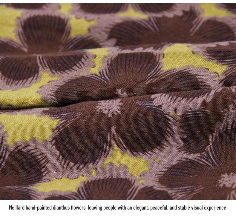 2025 Autumn Slim Fit Knit Cardigan & Floral Midi Skirt Set