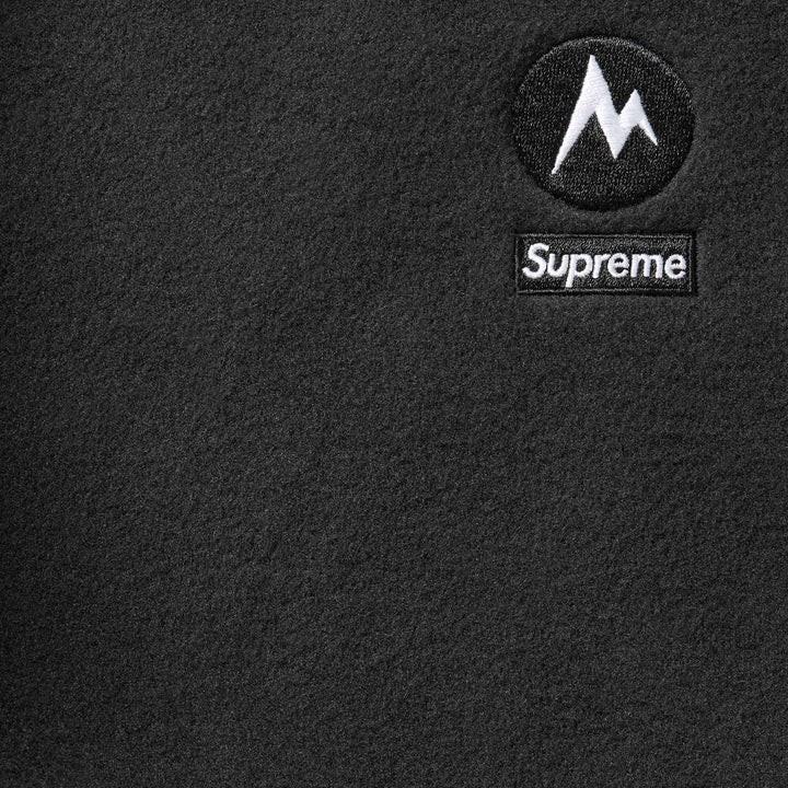 Supreme Marmot Fleece Jacket Black