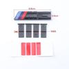 3D Car Front Grille Badge Emblem Buckle Car Styling Accessories For BMW M Logo M1 M2 M3 M4 M5 M6 M7 F48 E83 F39 F10 F30 G01 E84 YA6