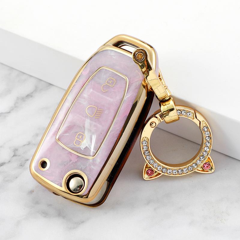 Tata Car Folding Key Case with Buckle - Cross-Border Bestseller In India