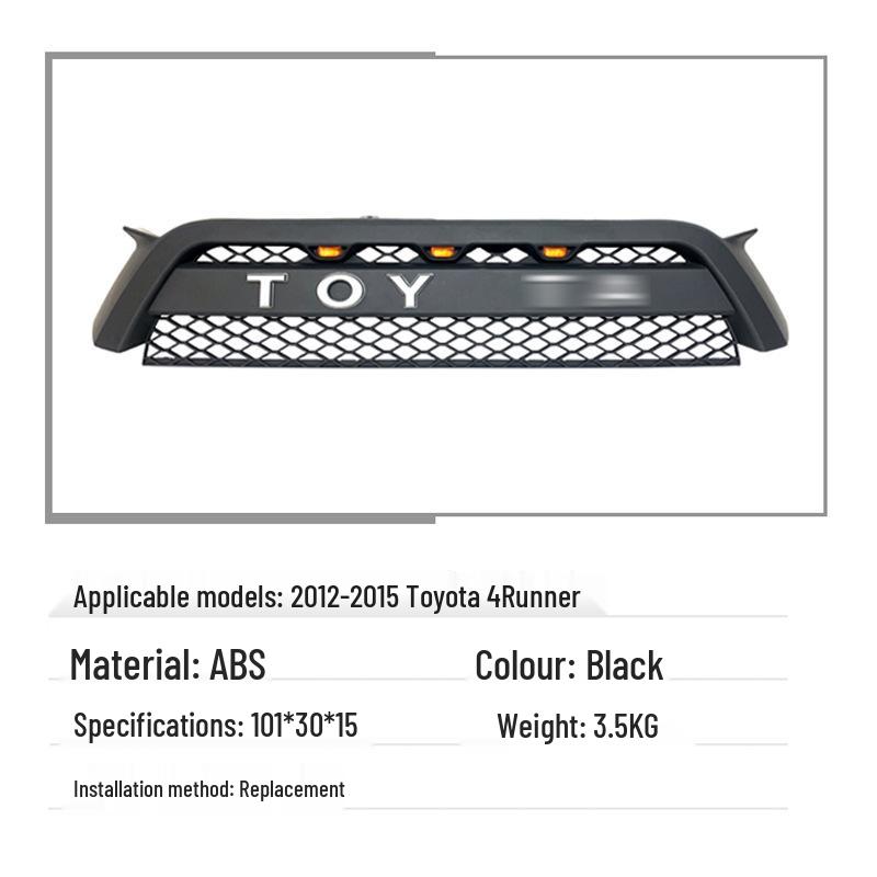 4RUNNER Front Bumper Grille Mesh, Suitable for 2012-2015 Models