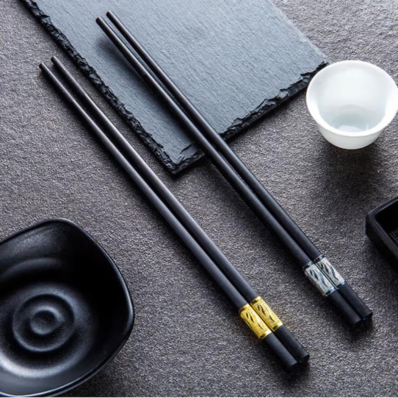 Weisiya Silver Ruyi Alloy Chopsticks Bulk Pack