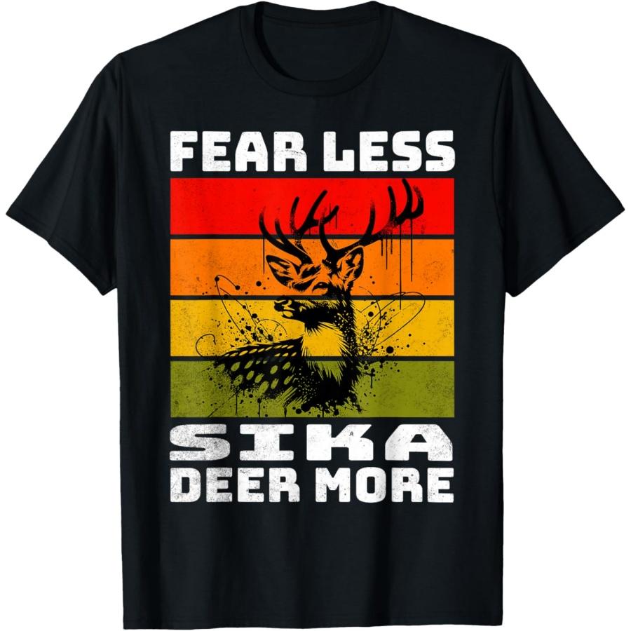 Sika Deer Retro Sika Deer T-Shirt XXXXXL