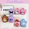 Sanrio Hello Kitty Oxford Fabric Kids School Bag With Durable Winnie The Pooh Pattern For Girls And Boys