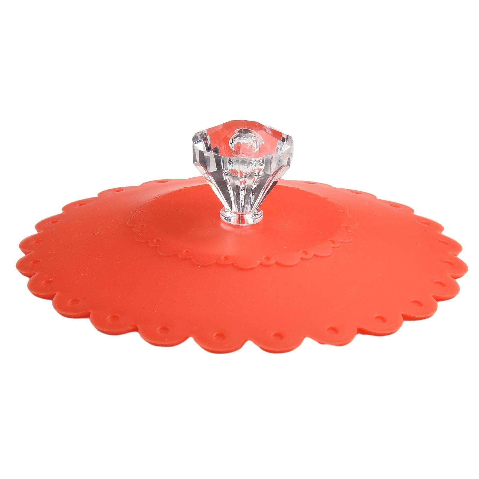 

Совершенно новые крышки для чашек Крышки Ручка-бриллиант Крышка-бриллиант Термостойкие красный