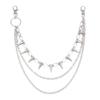 Double-layer Metal Waist Chain Studded Punk Belt Chain Personality Rivet Studded Pants Chain  Steet