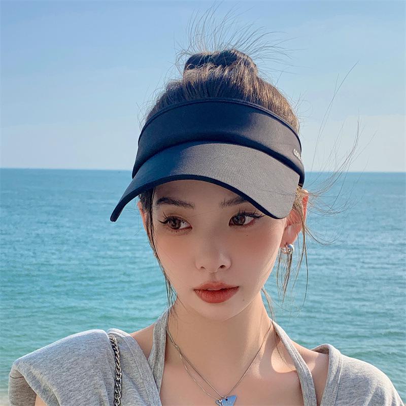 Korean Style Sunshade Duckbill Hat - Unisex Summer Sun Protection, Slimming Effect, Ideal for Outdoor Cycling