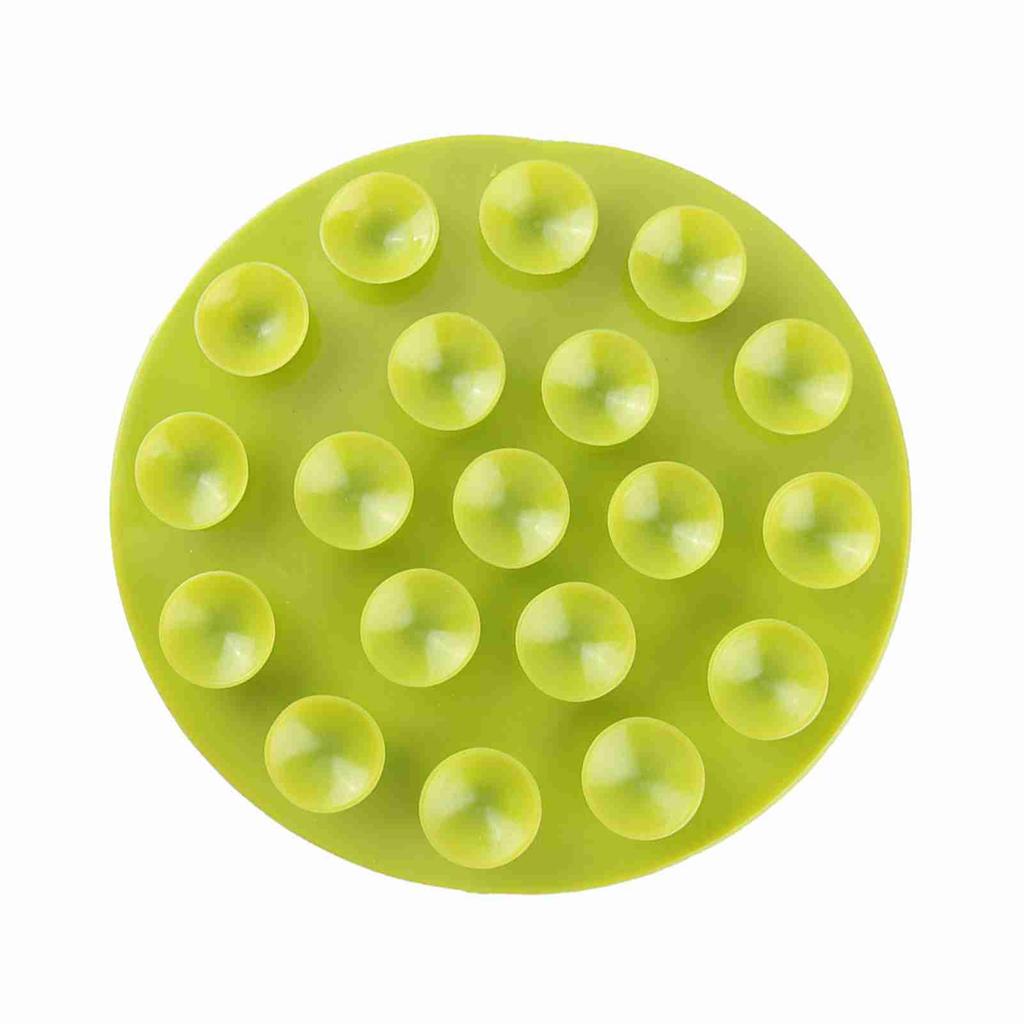 Baby Kids Magic Suction Mat Double Sided Suckers Anti Slip Plate Bowl Cutlery Placemat(Green)