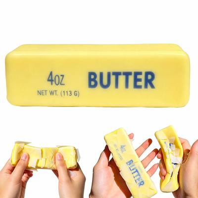 Wax Butter Cheese Toy Crispy Wax Slow Rebound Decompression Toy Bounce Portable Sensory Toy Soft Toys For Home Decoration
