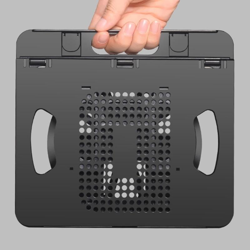 Laptop Stand for Desk Portable and Adjustable Laptop Rack with 360 Degree Rotating Base Holds Laptop Notebook Home