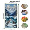 Large Size Diamond Painting Snow Mountain Lake Leopard Diy Full Square Round Drill Rhinestone Embroidery Animals Mosaic Cross Stitch Kits Wall Decor