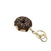 Mini Crochet Donut Keychain Colorful Food Shape Key Ring Handmade Knitted Keychain  Bag Pendant