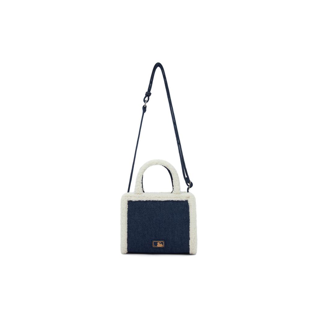New MLB   Tote Crossbody Bag Shoulder Bag Tote Bag Shopping Bag Handbag Regular Unisex Dark Marine Blue 3AORS0746-50NYD