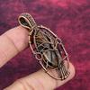 Tree Of Life Chiastolite Pendant Copper Wire Wrap Gemstone Jewelry Gifts For Her