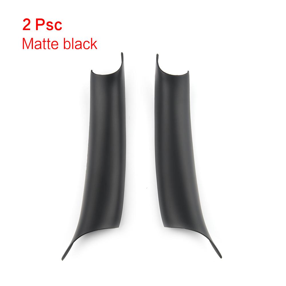 Carbon Fiber Car Interior Door Pull Handle Inner Panel Trim Cover Fast Install With Seconds For BMW X5 X6 E70 E71
