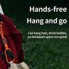 Braided Rope Water Bottle Lanyard Zinc Zinc Alloy Carabiner Hook Essential Key Chain Lanyard  Mountaineering