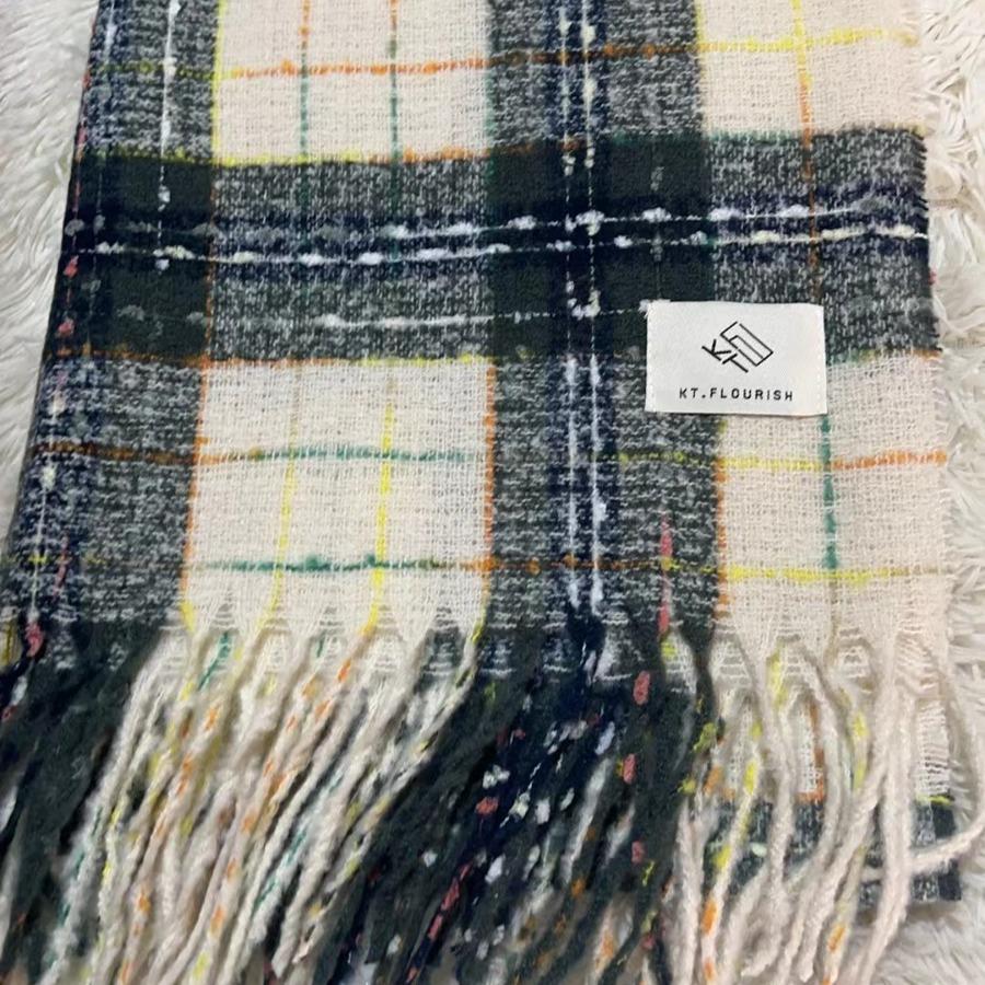 New Korean Version Woven Student Couple Warm Niche Atmosphere Versatile Autumn and Winter Scarf