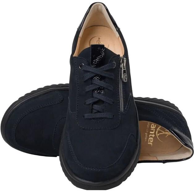 Женские полуботинки Ganter Heike sneaker тёмно-синие weit