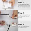 Silver Polishing Kit with Two Brush Sizes and Polishing Cloths, 6-Piece Jewelry Cleaning Set for Coins, Silverware, and Home Touch-Ups