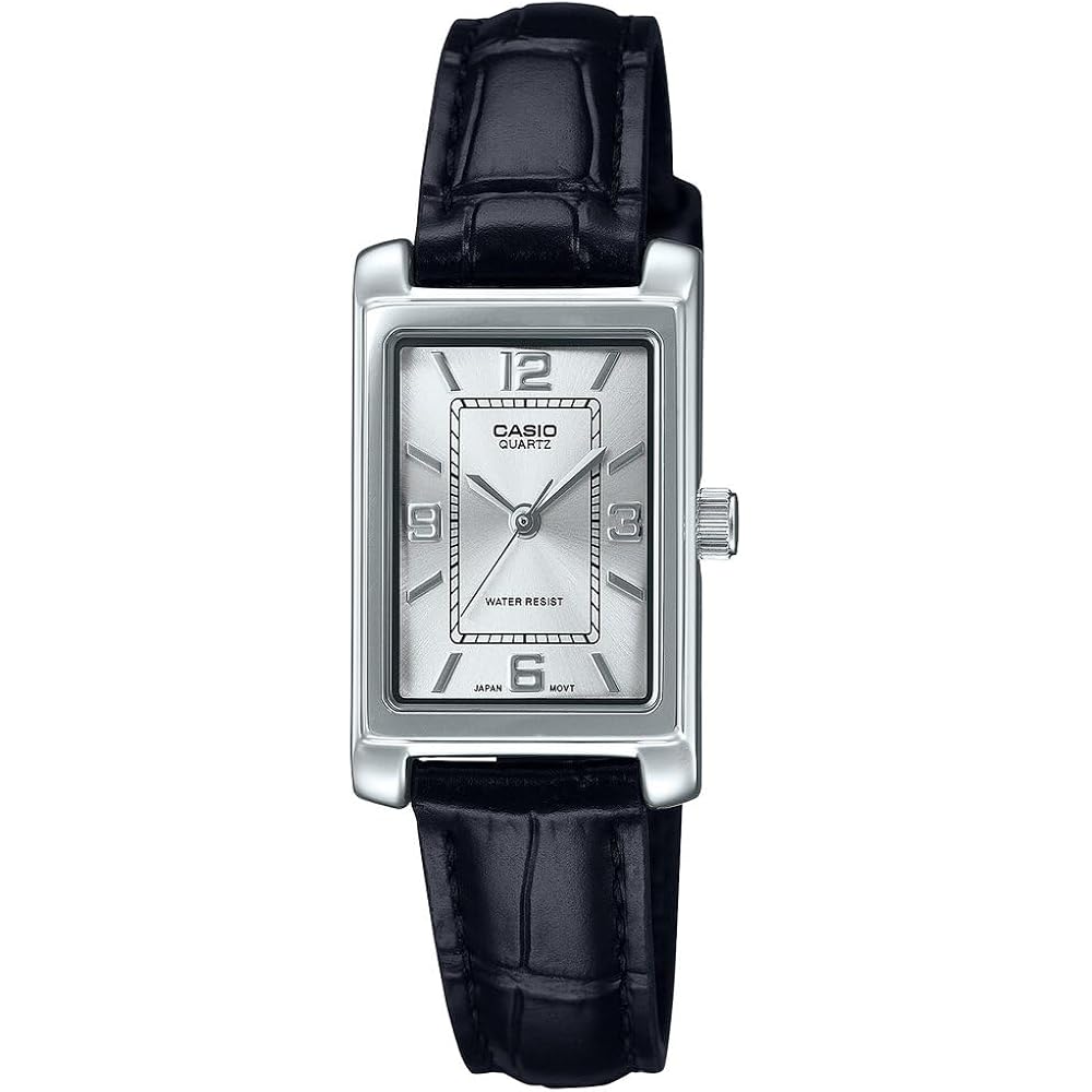 Casio Watch, White//Flyaway Orchid, Modern