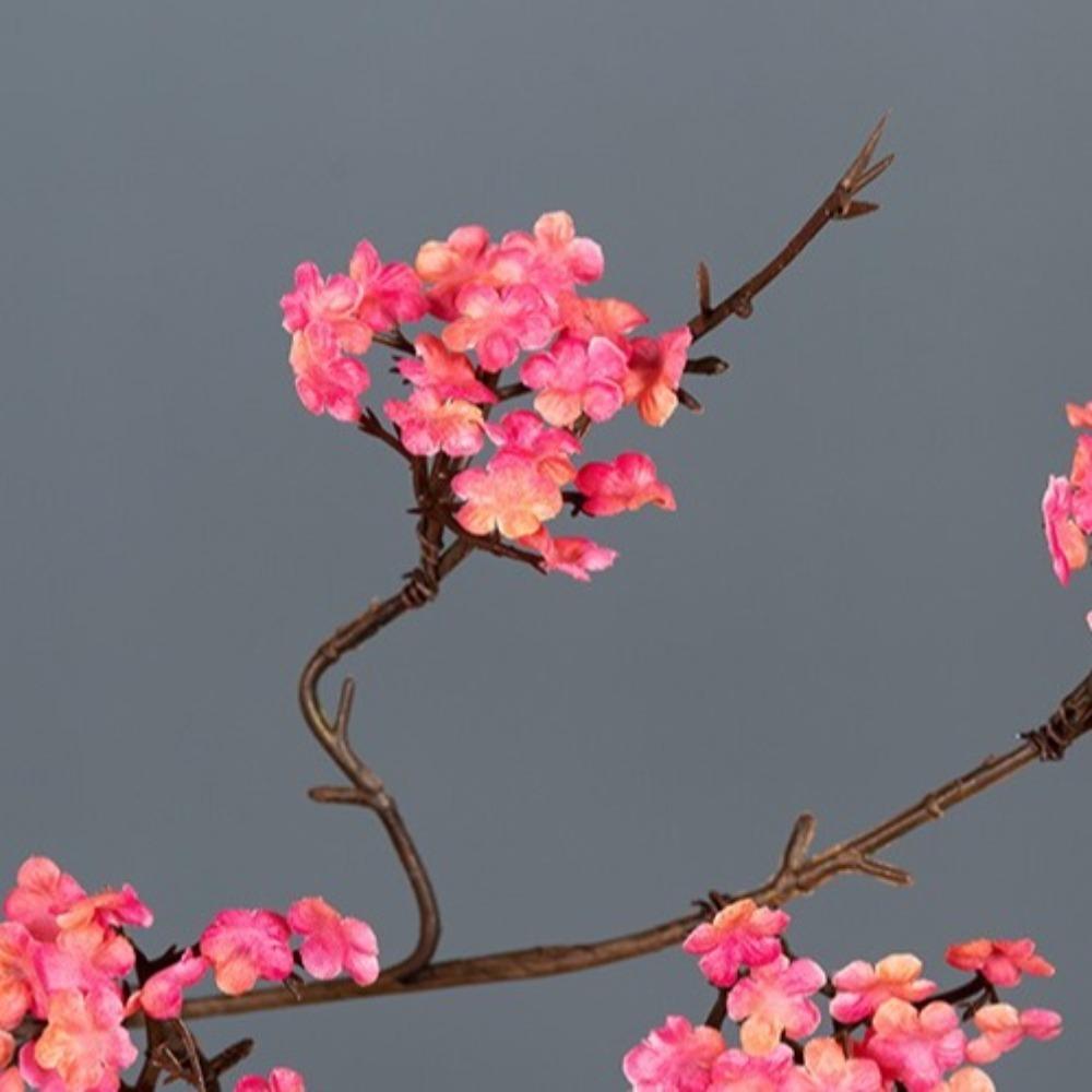 Echte Haptik Künstliche Kirschblütenzweige Realistisch Elegant Simulation Sakura-Zweige Kunststoff Handgefertigt Kunstblume