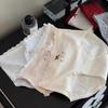 Japanese Cute Story Kids' Cotton Underwear for Girls, Antibacterial, Extended Crotch, Mid-Waist Briefs