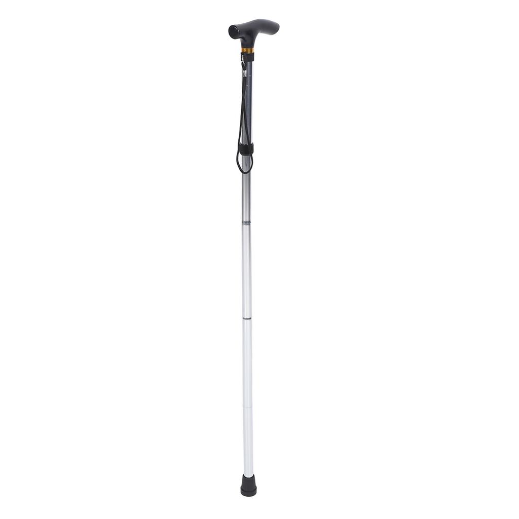 Telescopic Walking Stick Thicken Lightweight Aluminium Alloy Foldable Adjustable Hiking Pole for Daily Walking Hiking