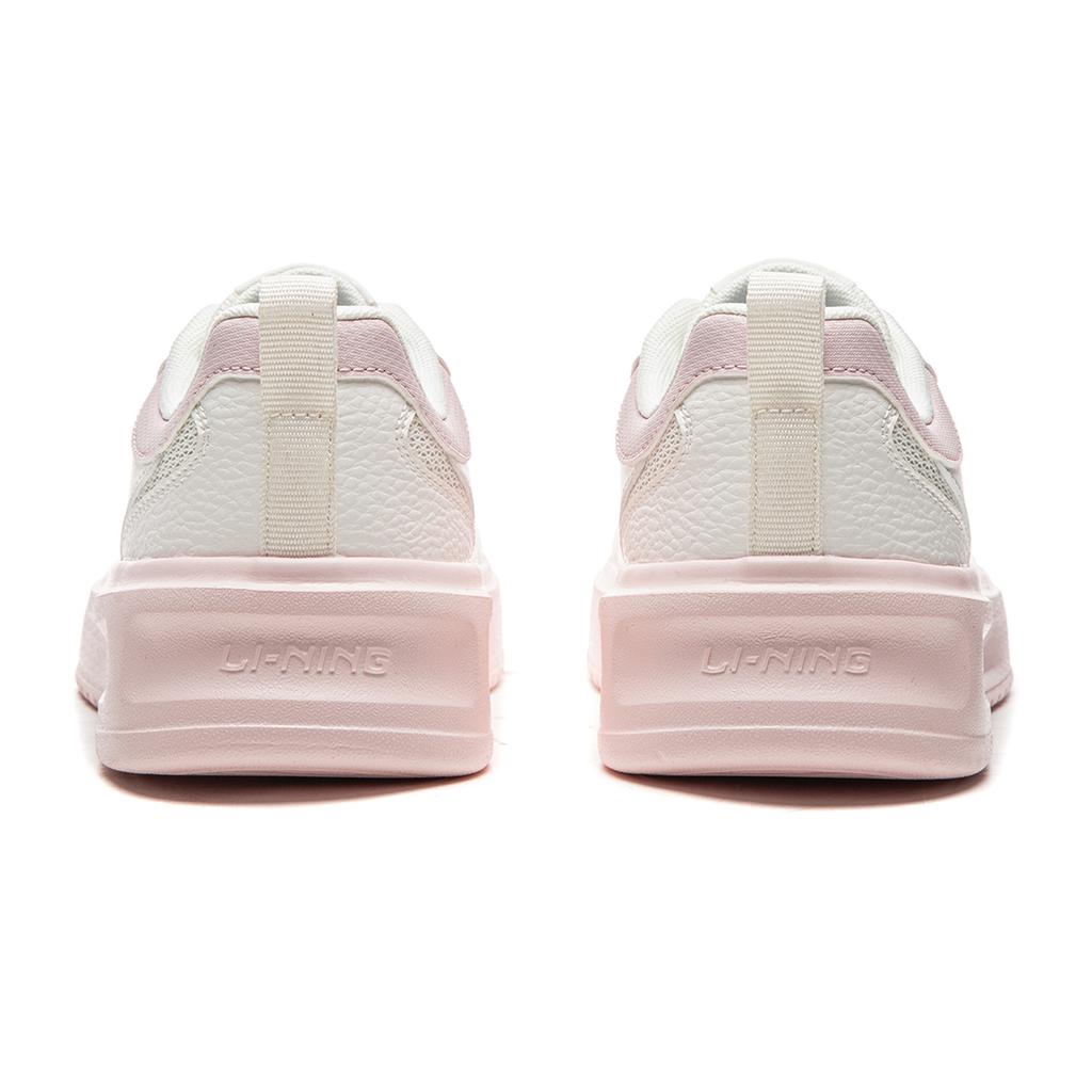 Li Ning Good Luck Abrasion Resistant Breathable Low top Skateboard Shoes Women's Pink AGCW078-2