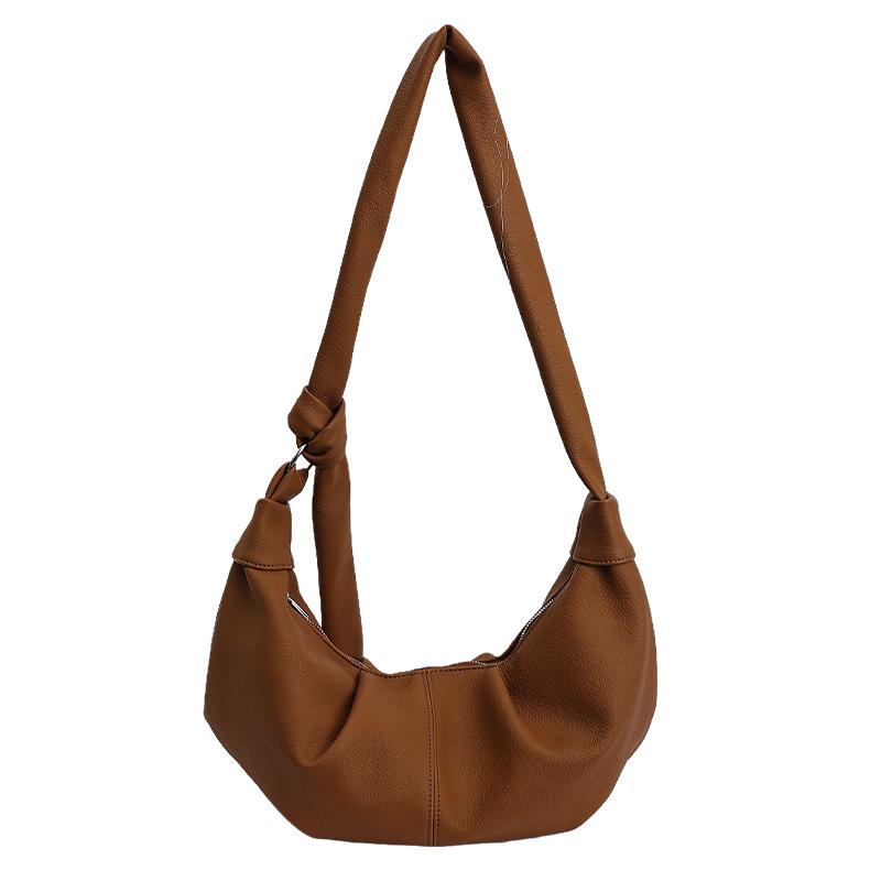 

Fashionable Dumpling Shaped Adjustable Strap Ladies Shoulder Bag Trendy Single Strap Bag for Women Available in Multiple Colors