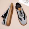 Herren Freizeitschuhe aus echtem Leder Leicht Atmungsaktiv Herren Sneaker Neuer Trend Schnürschuhe Tenis Masculino Luxusmarke Trainer