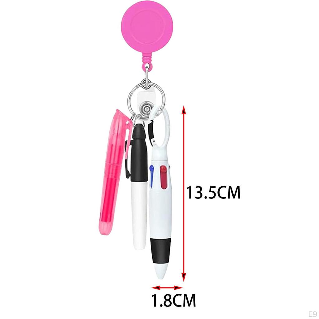 Sjuksköterska indragbar märkeshållare Shuttle Pen Party Favor Portable Nurses Day Gift