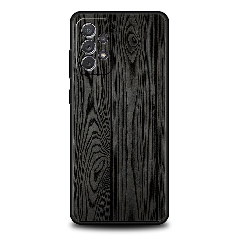 

Carved Wood Phone Case for Samsung Galaxy A13 A51 A71 A21S A12 A11 A31 A41 A23 A53 A73 A52 A32 5G A03S A01 Soft Silicone Cover Samsung A41
