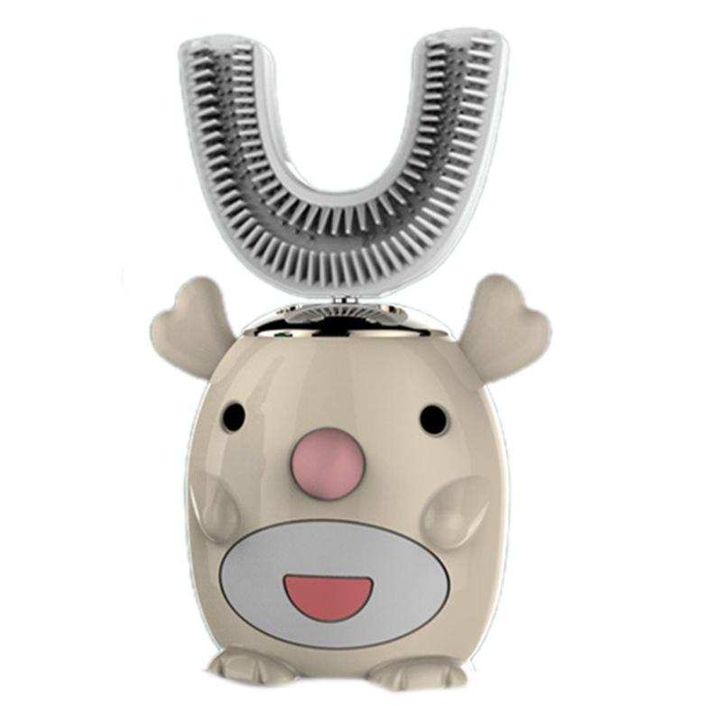 U-Type Силиконовая автоматическая зубная щетка Ультразвуковая зубная щетка Электрическая — фото 3