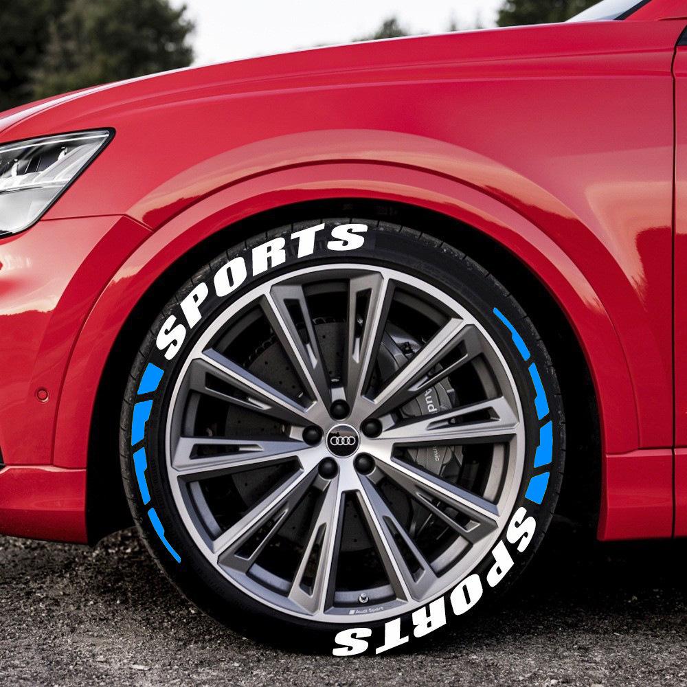 

Сделай сам наклейки с буквами для спортивных шин - Декоративные соединенные дизайны