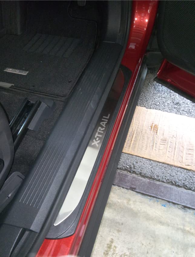 OKAYOHINN Nissan New 4th Generation T33 Exclusive Scuff Plate Side Step Scuff Protect Sheet Door Sill Plate Inside Interior Panel Accessories Stain