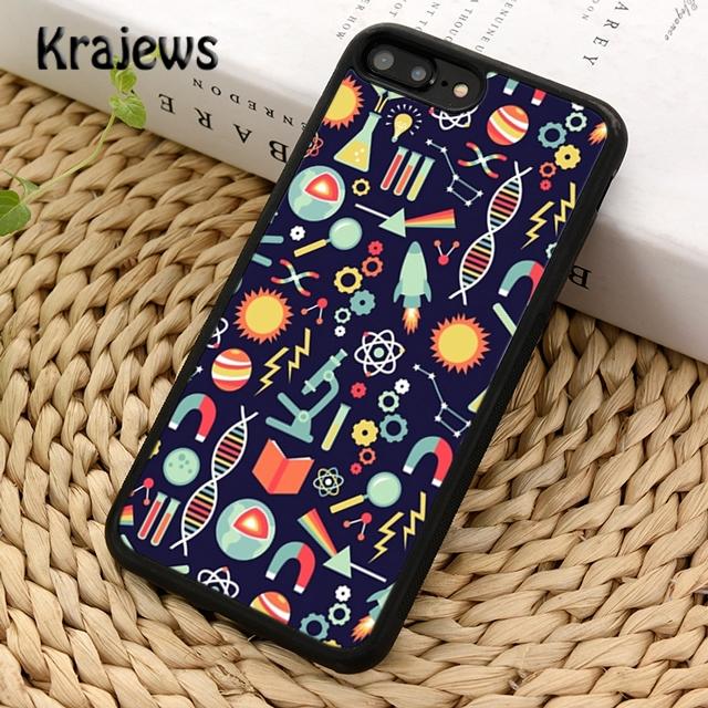 Krajews Science Studies Icon Phone Case Cover For iPhone 17 Air 16 15 14 Plus 11 12 13 Pro Max Coque Shell Fundas