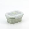 4pcs Large Capacity Silicone Lunch Box Rectangular Food Storage Container Fresh Keeping Box  Adult