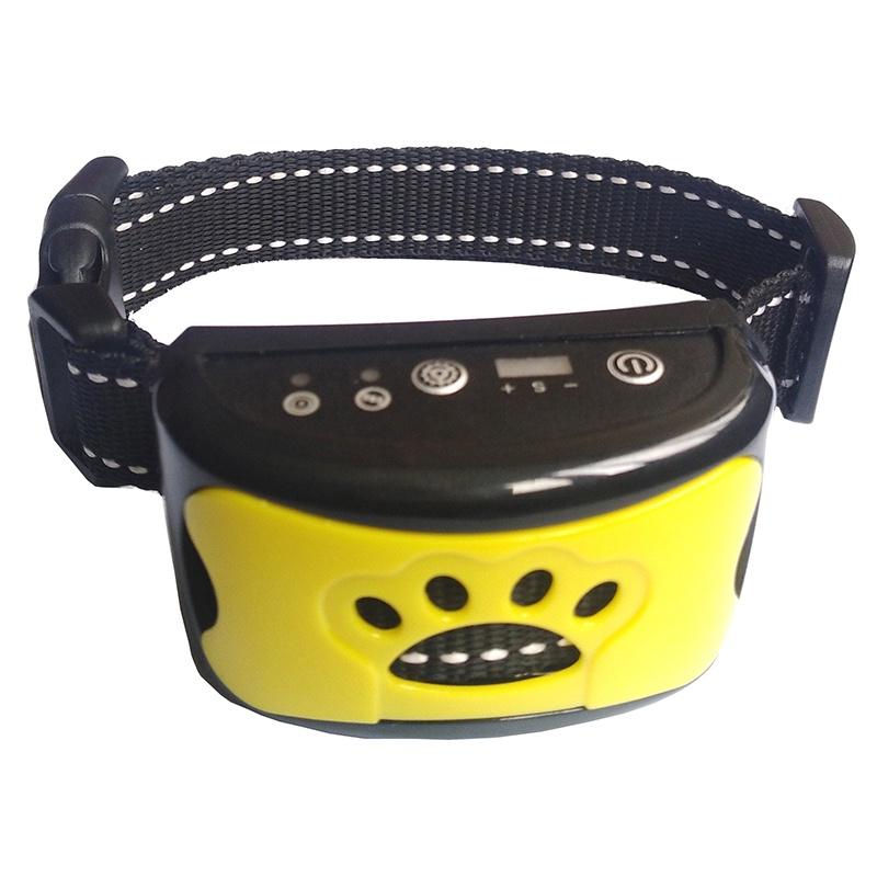 Dog Bark Anti Training Collar Sound Vibrate Automatic Stop Rechargeable Barking