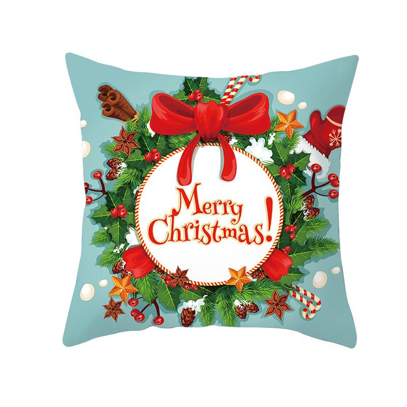 Nordic Christmas Pillowcase Christmas Ball Decoration Home Sofa Cushion Cover