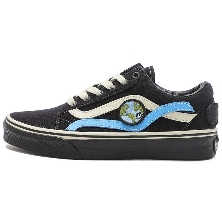 Vans Old Skool Taka Hayashi Suede Collaboration Low Top Skate Shoes Unisex Sneaker Black VN0A3WKTBLK