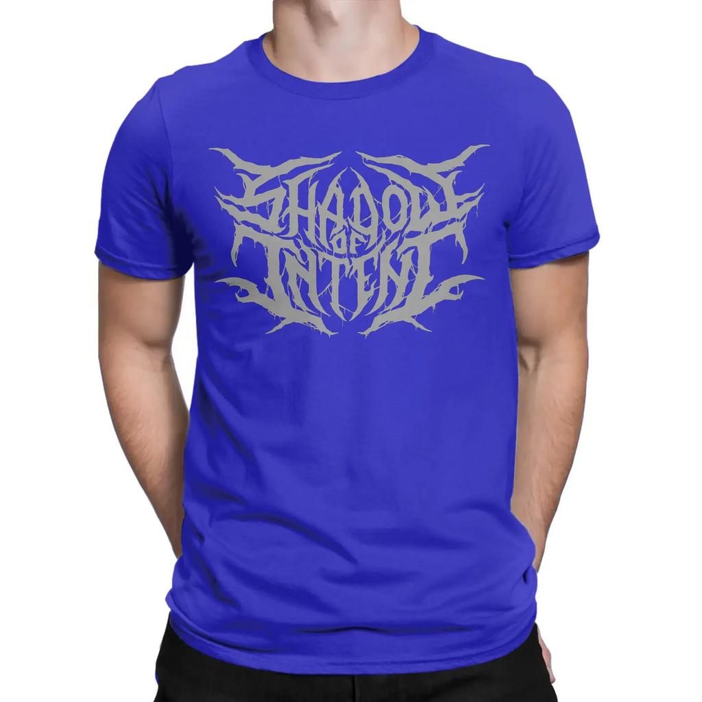 Shadow Of Intent T Shirt Men's  Cotton Funny T-Shirts Round Neck Metal Band Tee Shirt Short Sleeve Clothing Printed