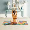 Microfiber Yoga Towel Mat with Non Slip Silicone Particles Backside Soft Travel Sport Fitness Exercise Beach Towel