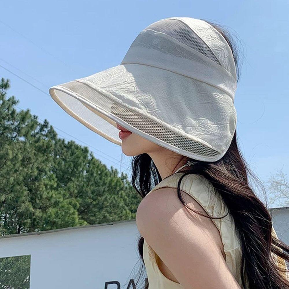 UV Protection Bucket Hat Foldable Beach Cap NEW Panama Hat  Women