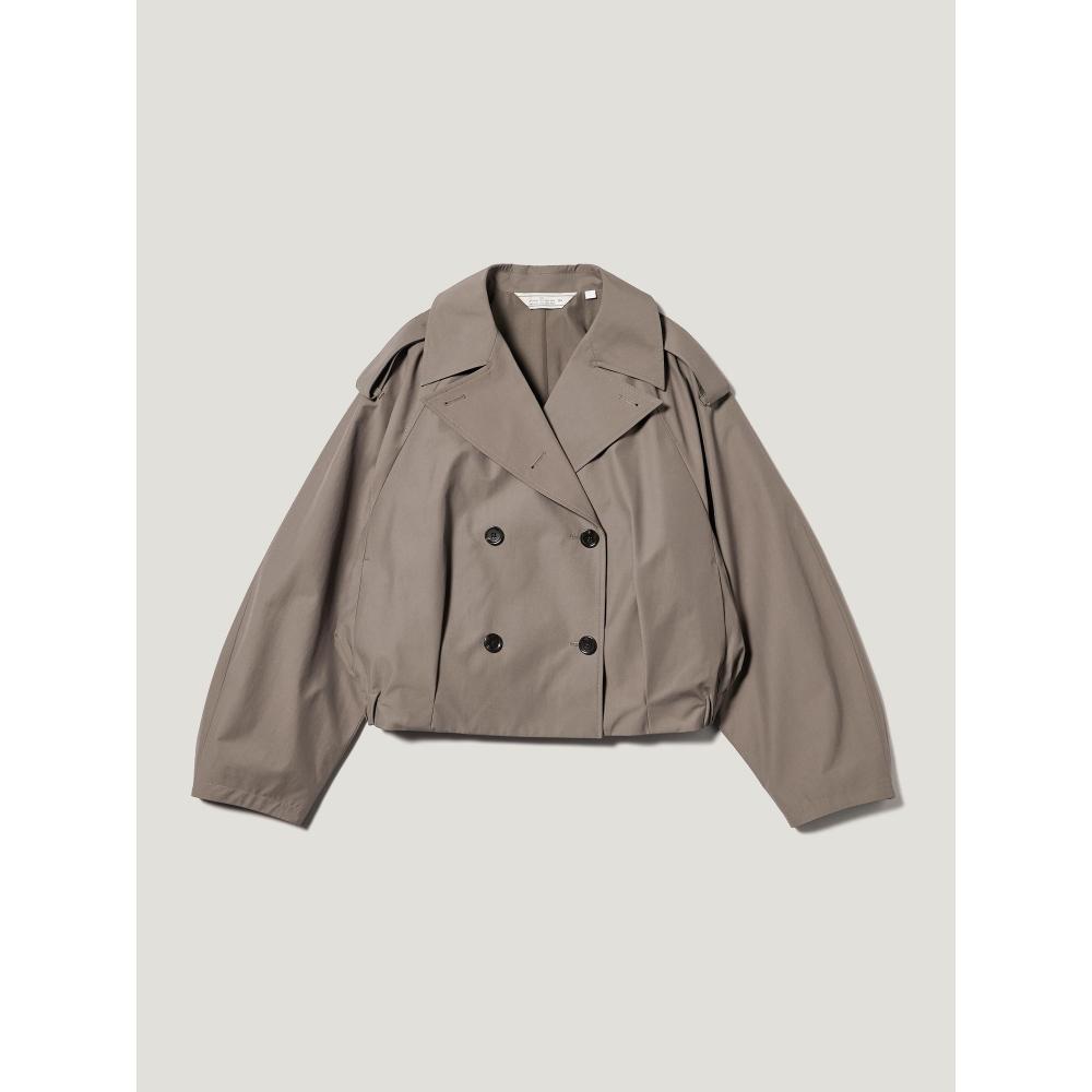 Gu Short Trench Coat Rokh